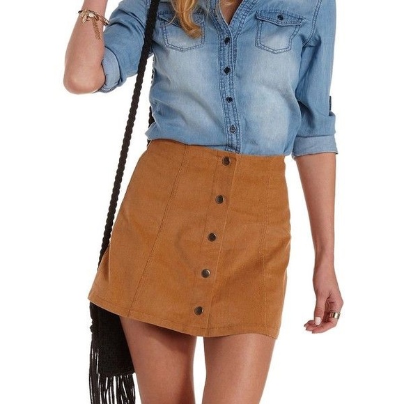 Charlotte Russe Dresses & Skirts - Charlotte Russe Button Down Skirt